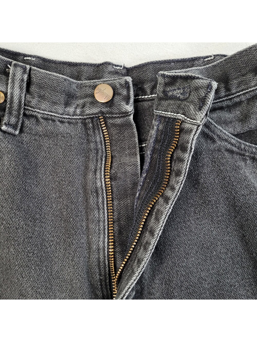 VTG Wrangler Jeans Womens 12MWZWK Size 9/10x34 "Cowgirl Cut" high-waisted Jeans - Picture 4 of 8